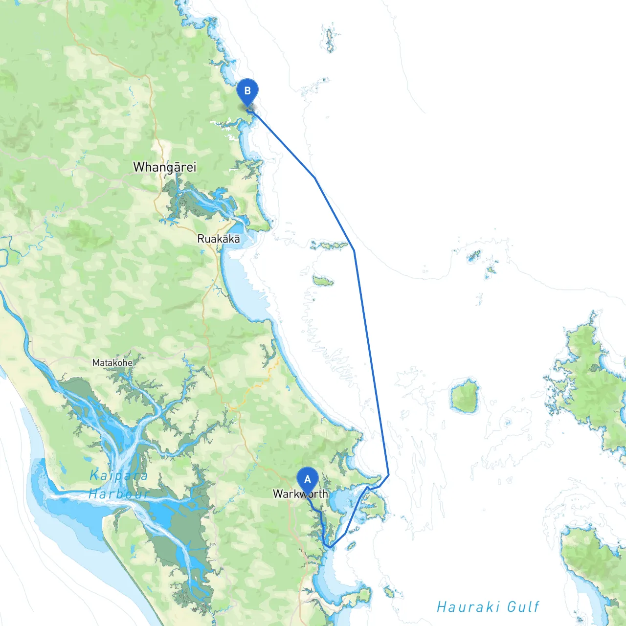 Warkworth to Whangarei