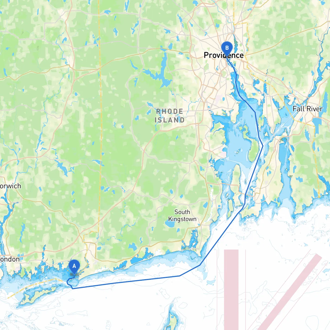 Westerly to Providence