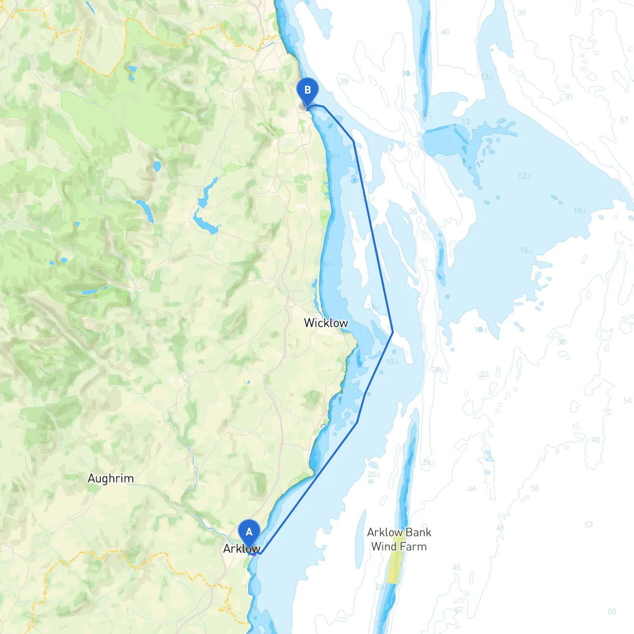 Wicklow to Greystones