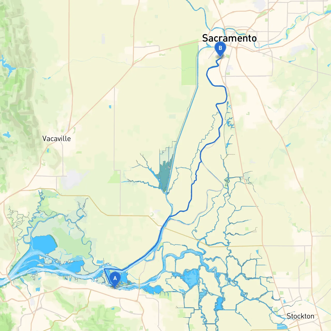 Antioch to West Sacramento