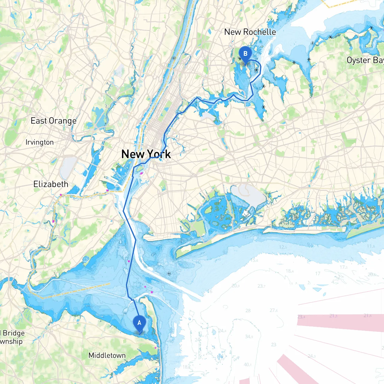 Atlantic Highlands to Bronx