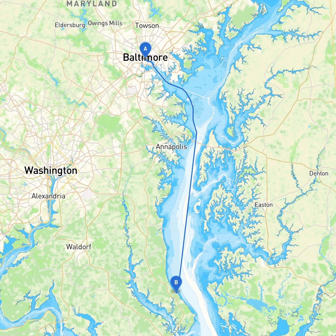 Baltimore to St Leonard