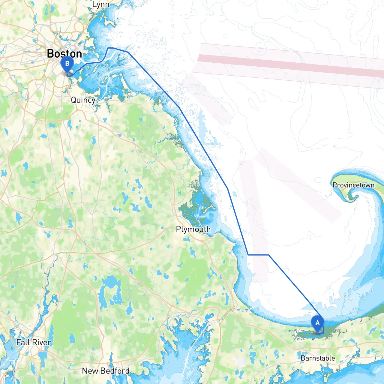 Barnstable to Dorchester