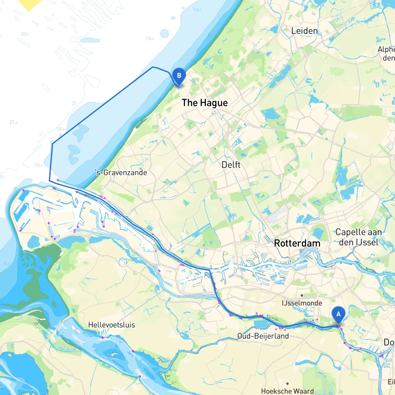 Barendrecht to Den Haag