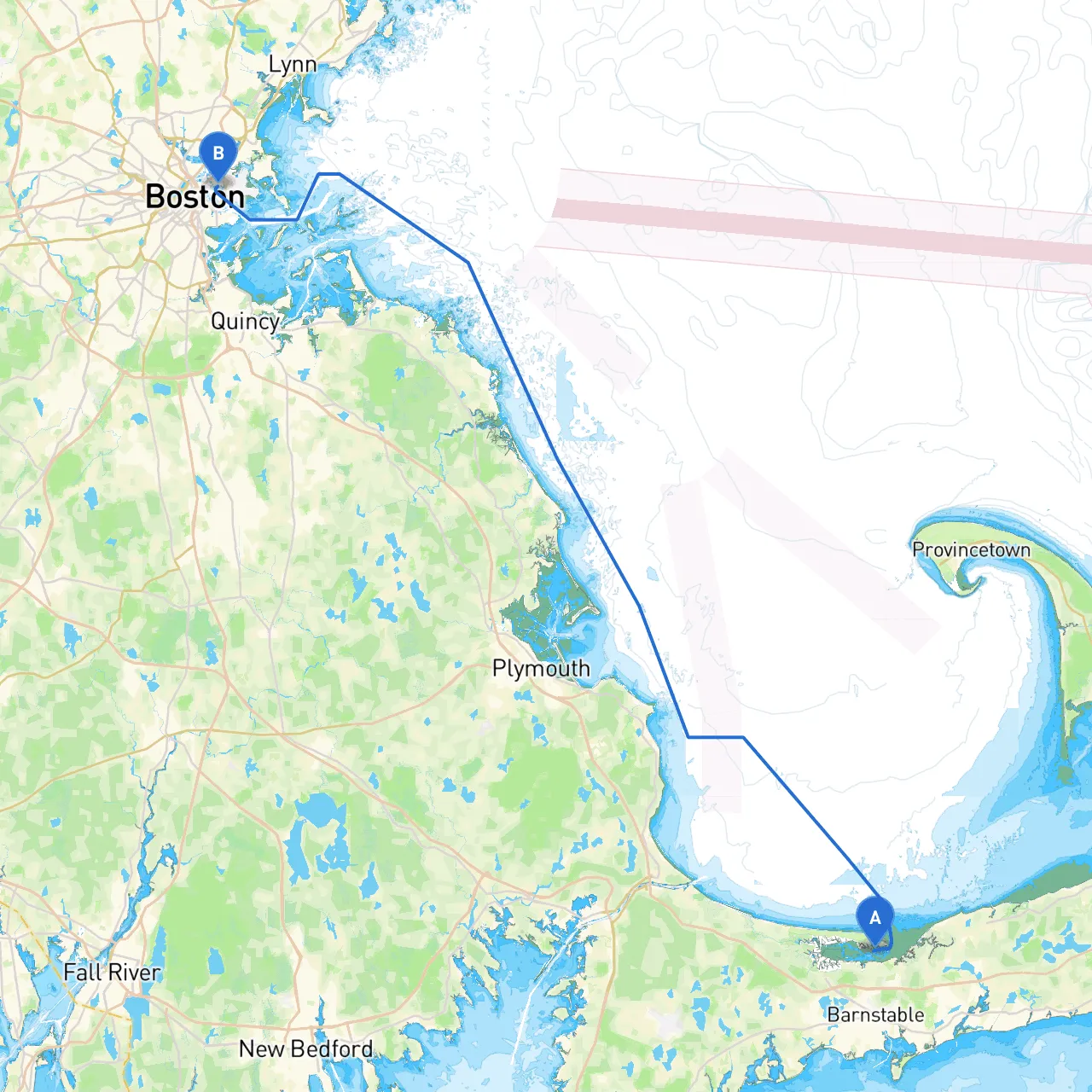 Barnstable to East Boston