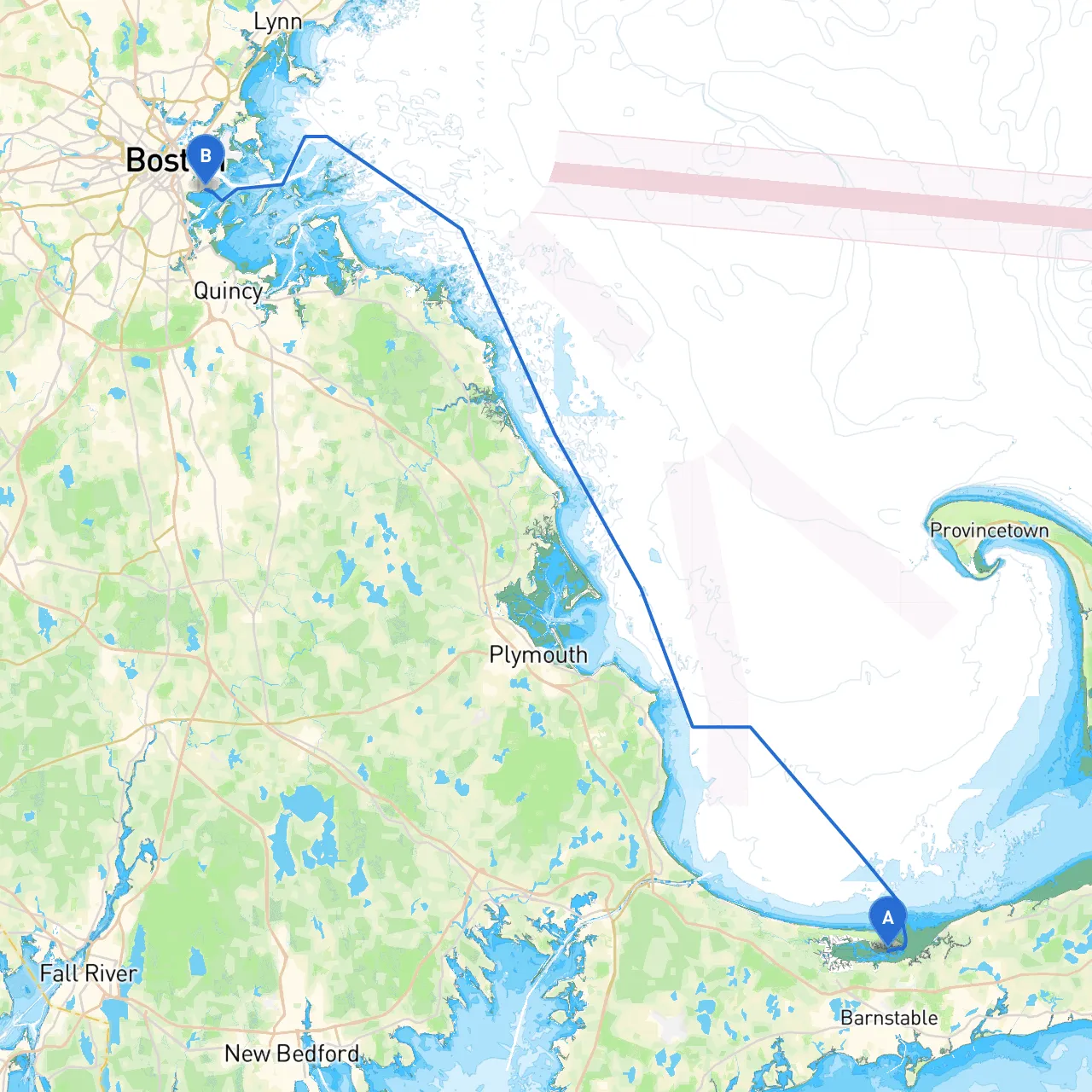 Barnstable to South Boston