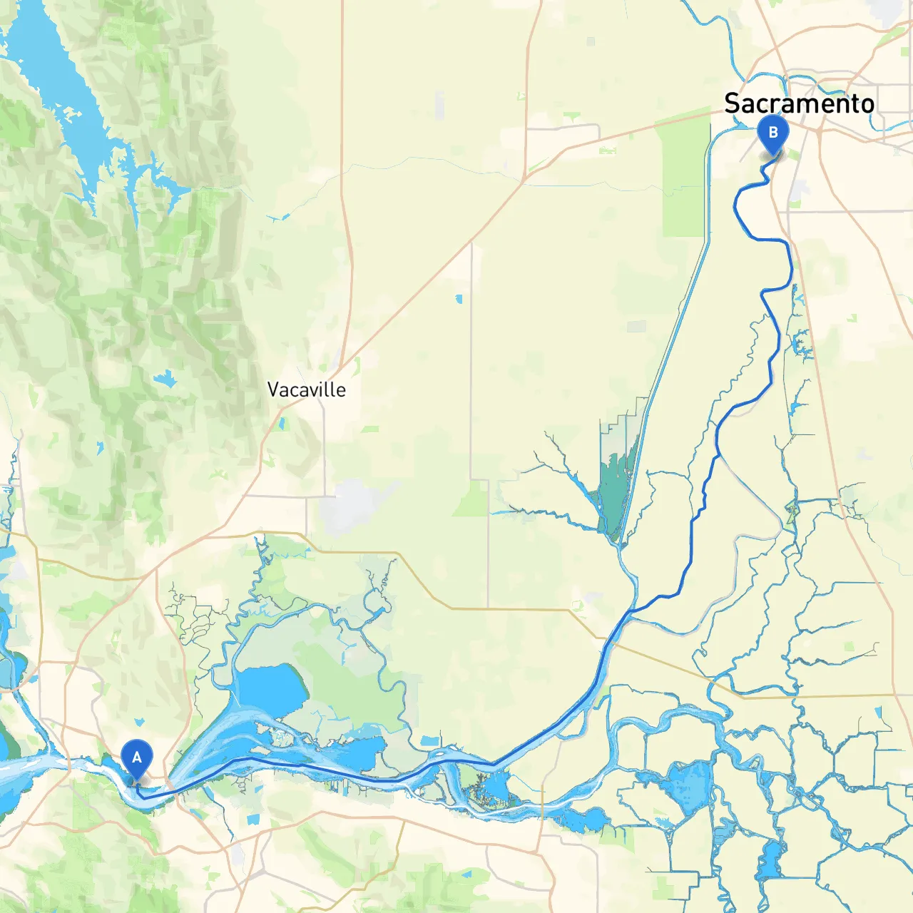 Benicia to West Sacramento