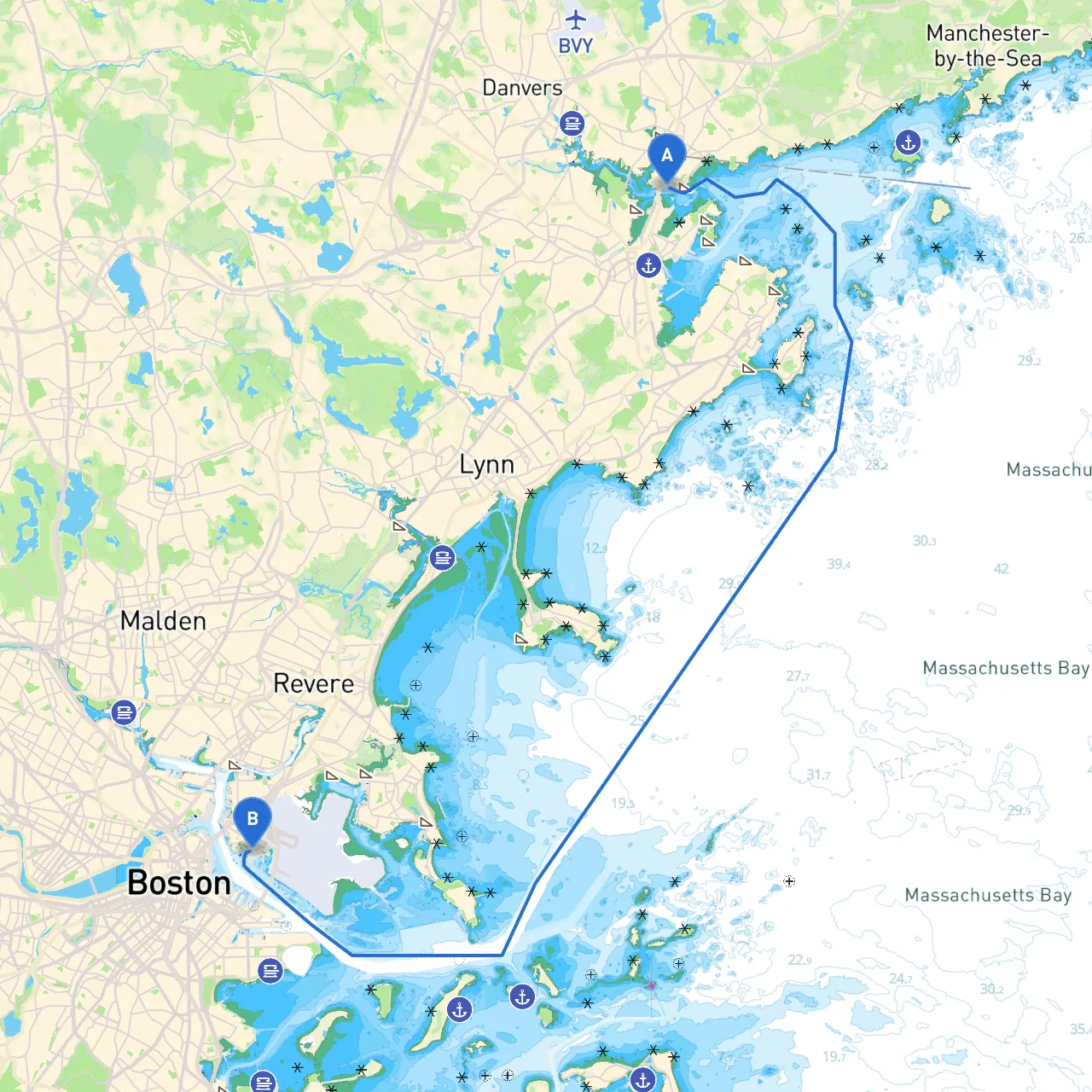 Beverly to East Boston