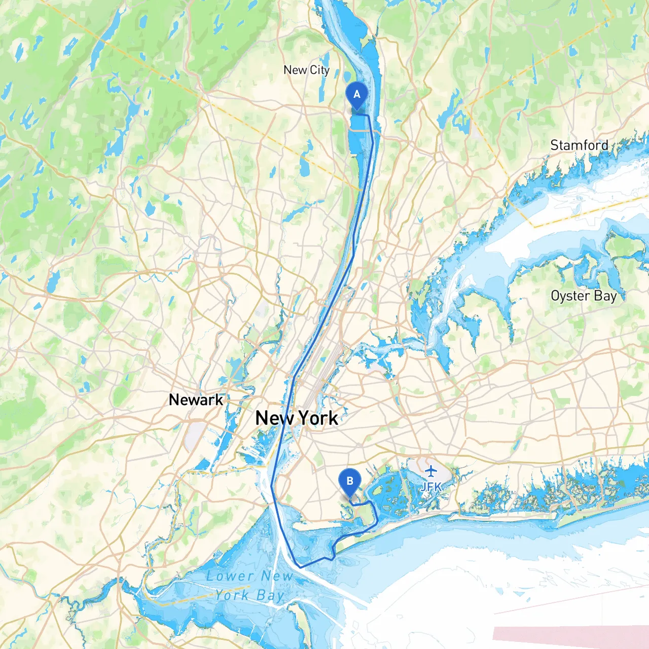 Blauvelt to Brooklyn