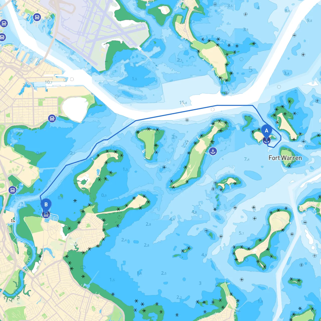 Boston to North Quincy