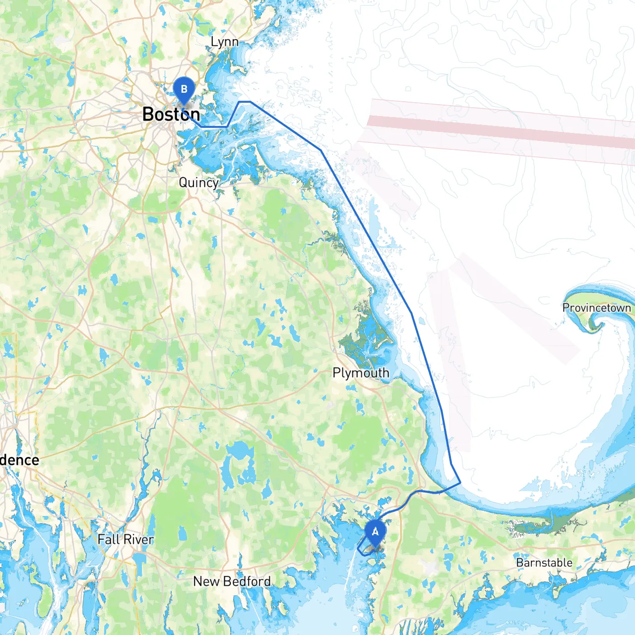 Bourne to East Boston