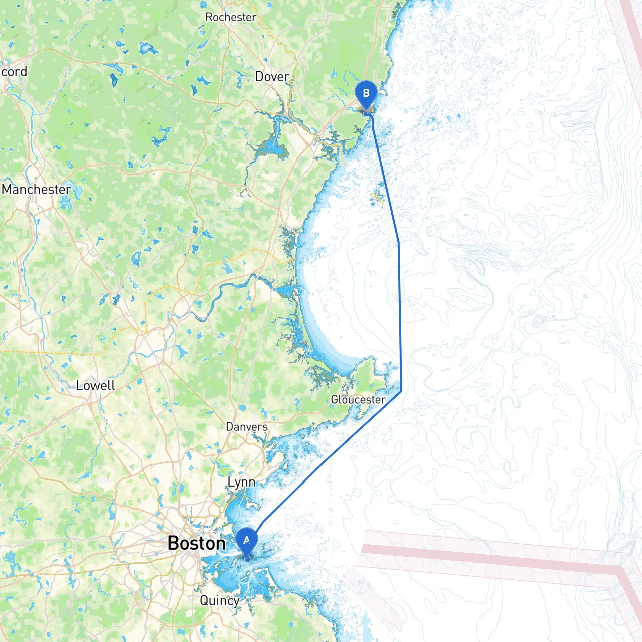 Boston to York Harbor