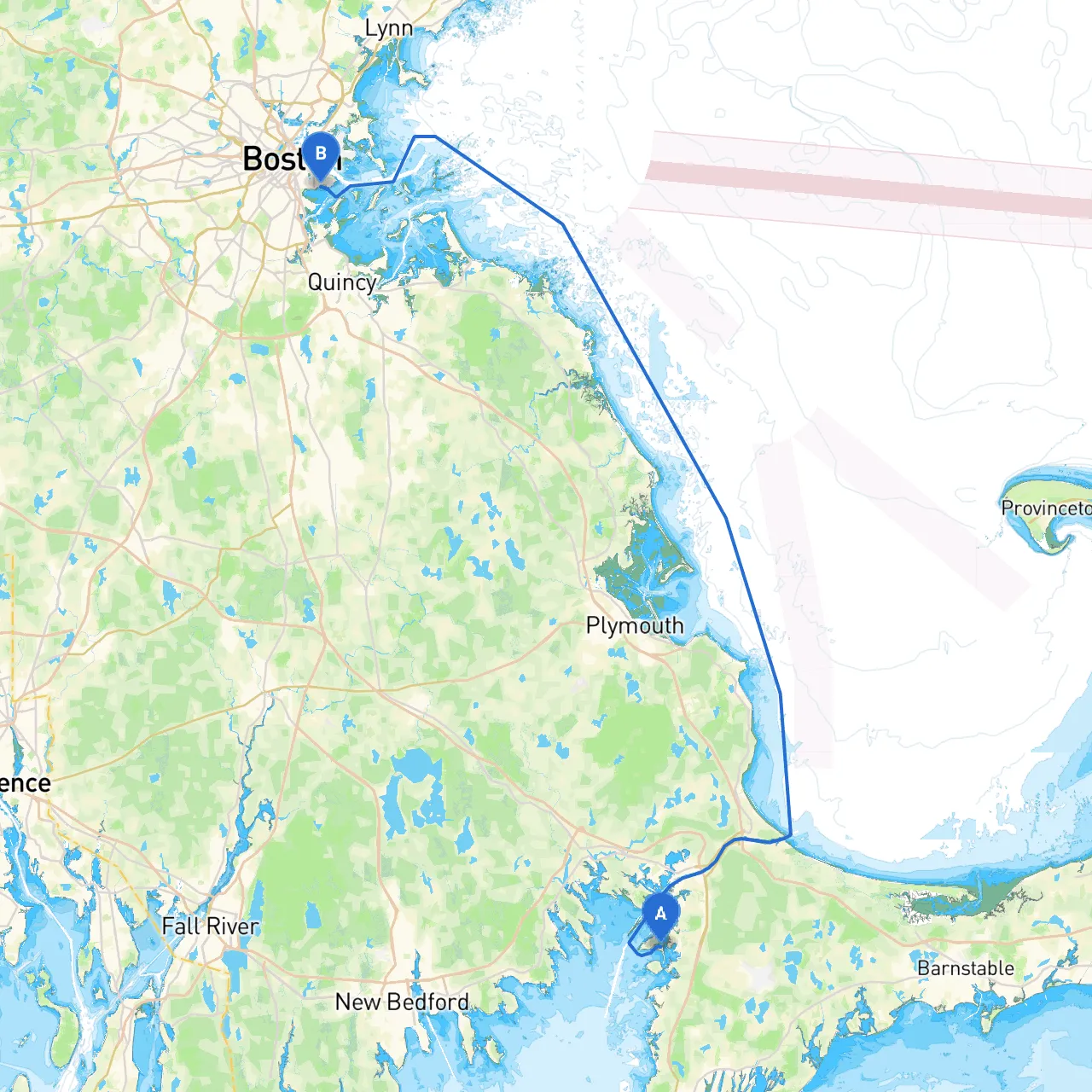 Bourne to South Boston