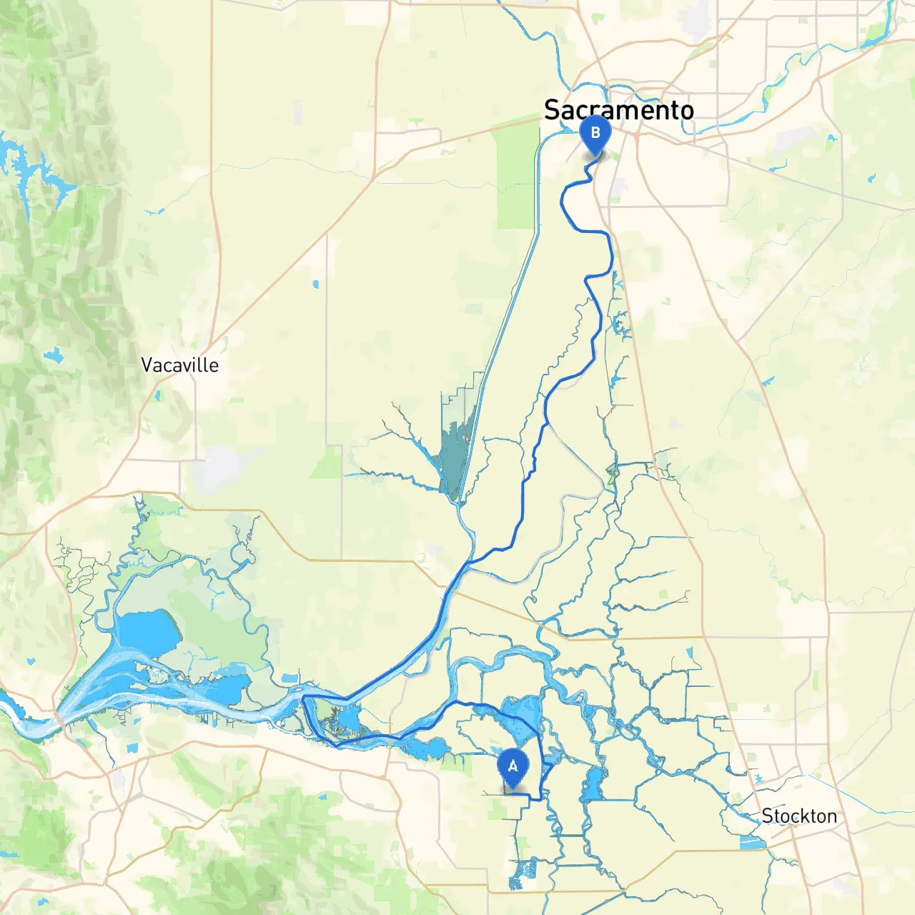 Brentwood to West Sacramento