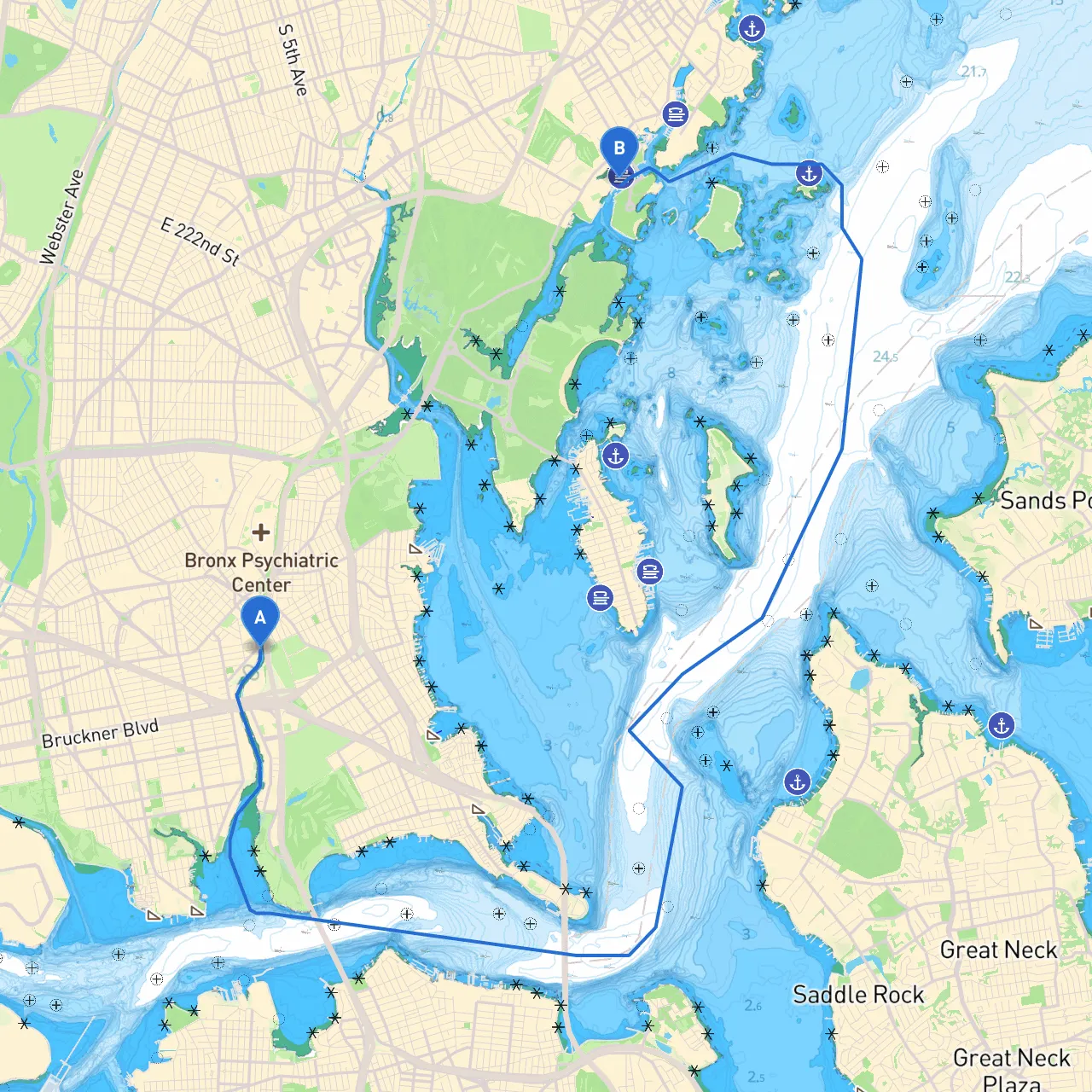 Bronx to Pelham Manor