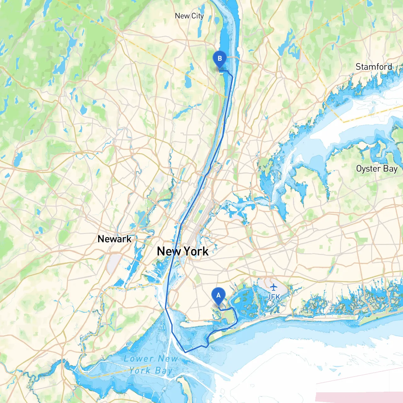 Brooklyn to Piermont