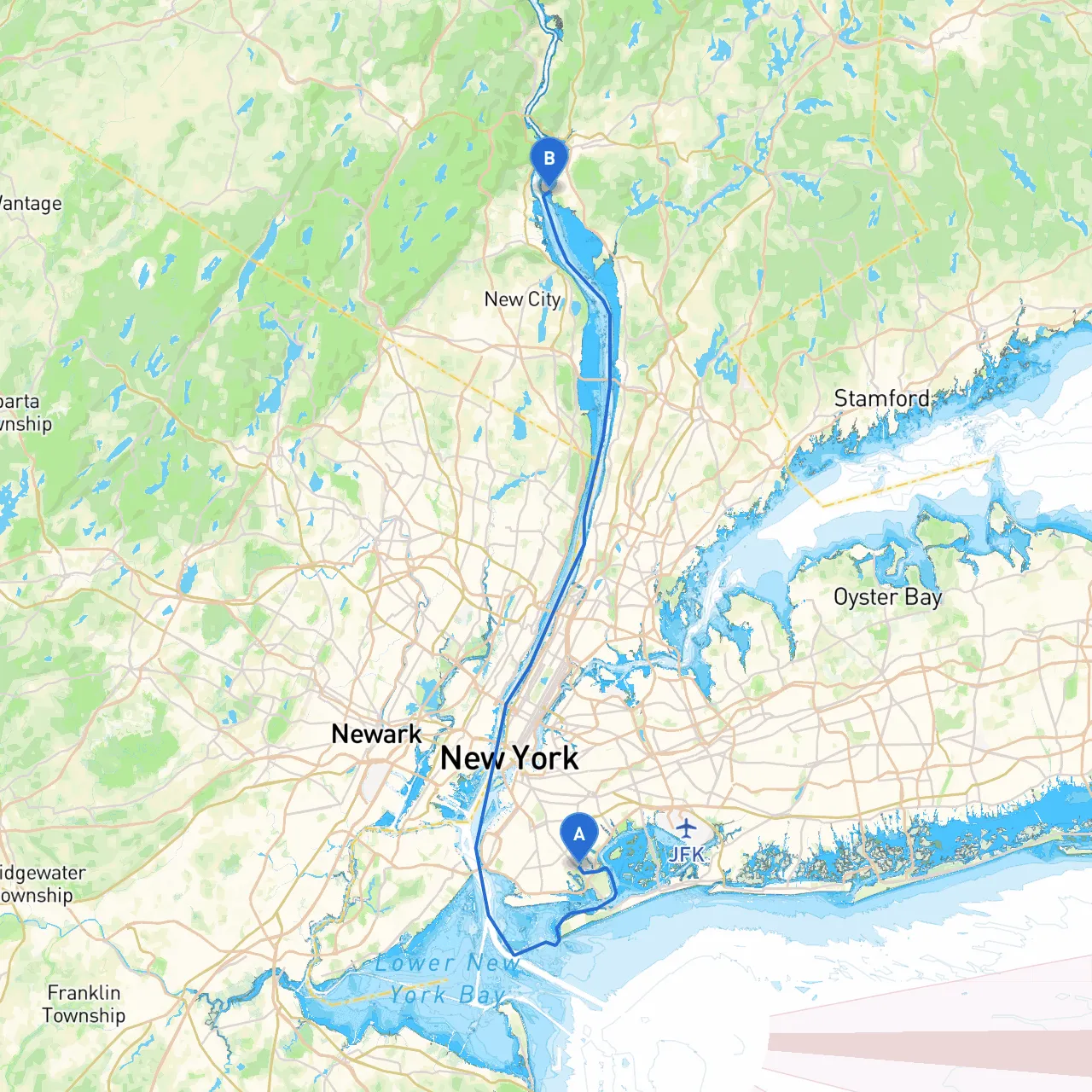 Brooklyn to Verplanck