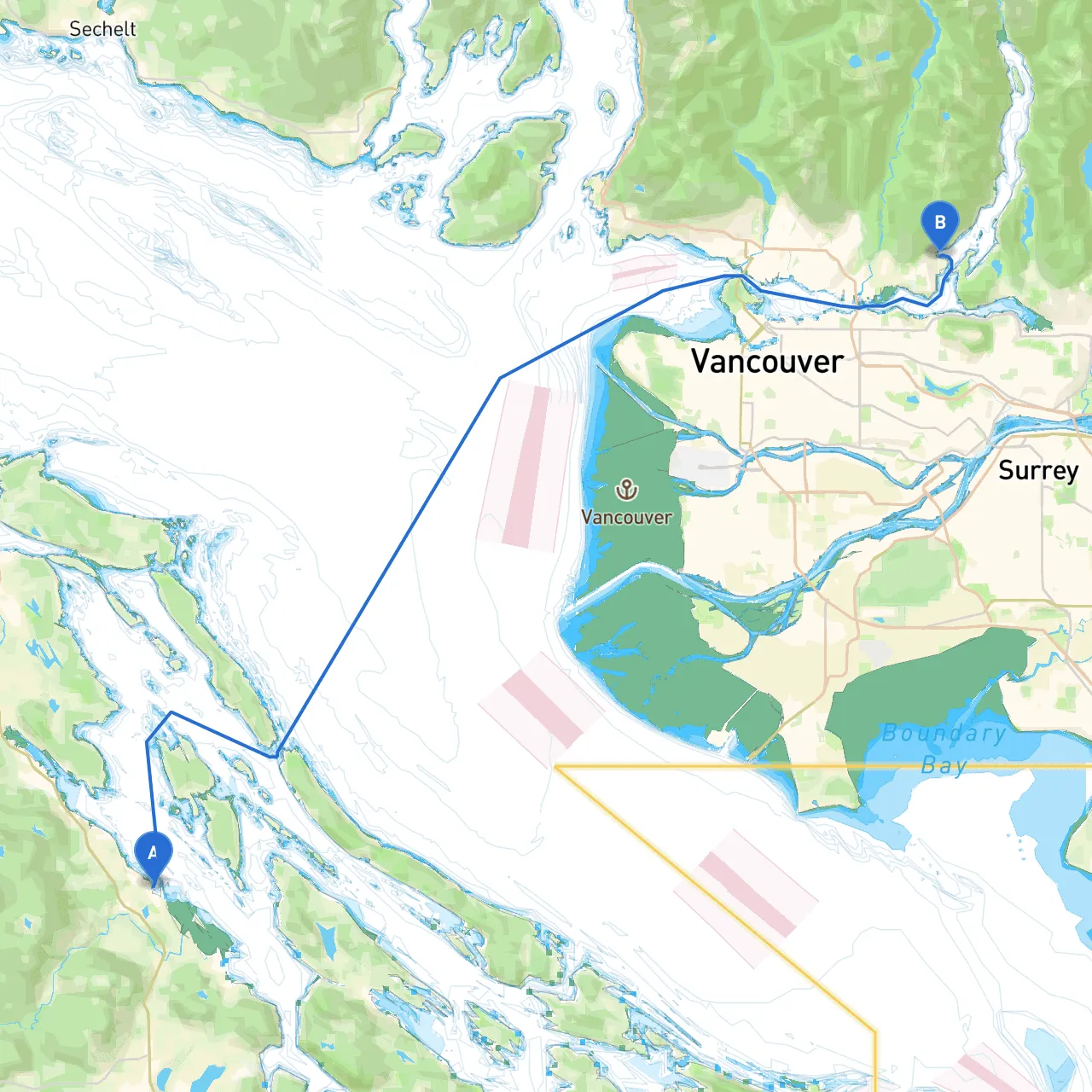 Chemainus to North Vancouver