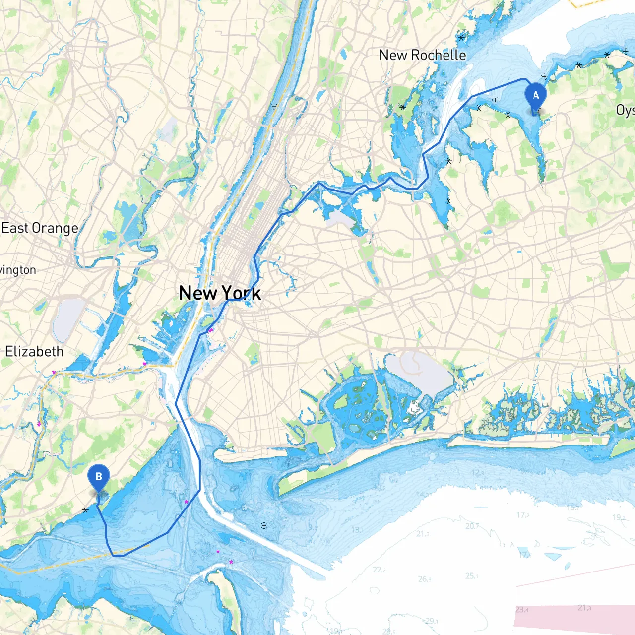 City of Glen Cove to Staten Island