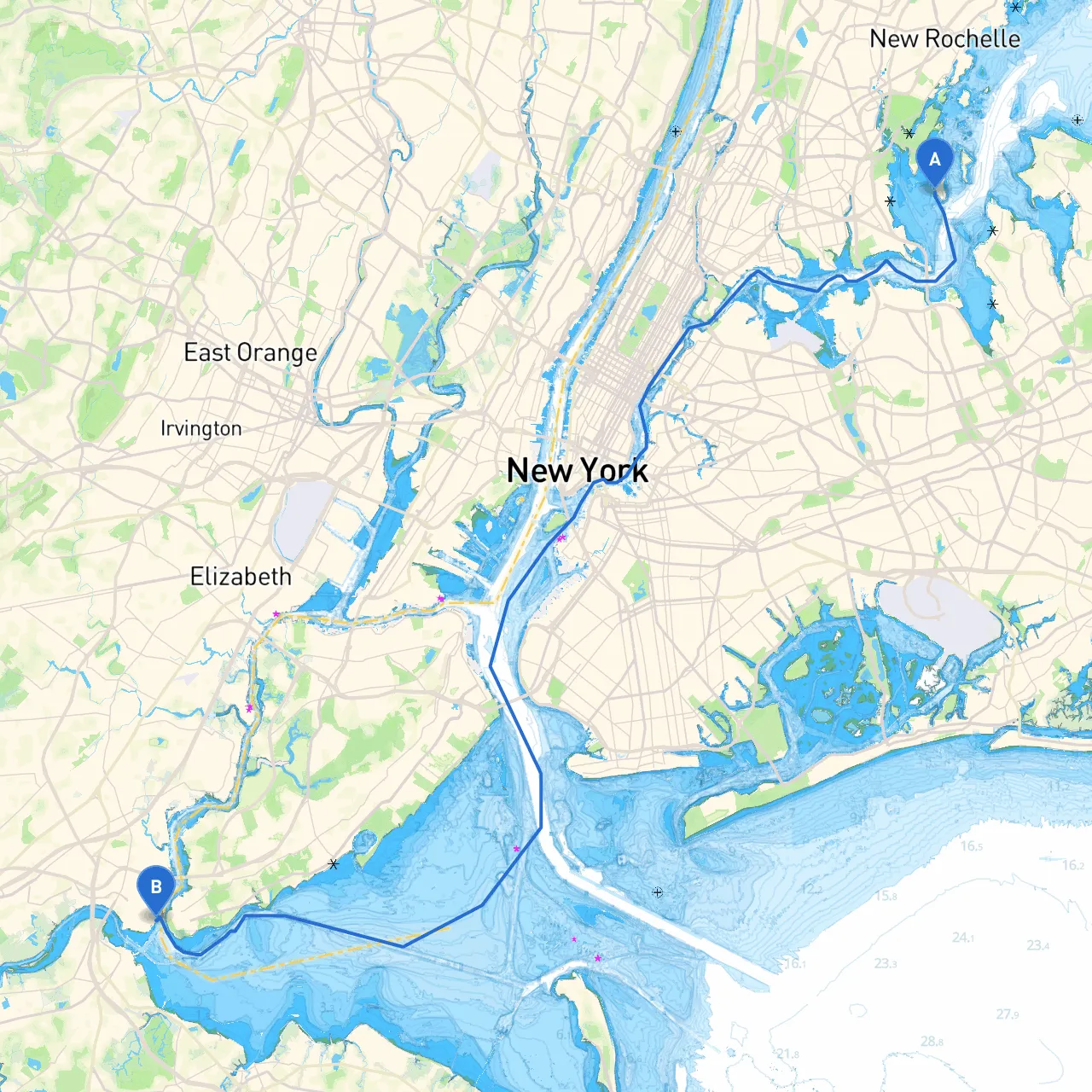 City Island to Perth Amboy