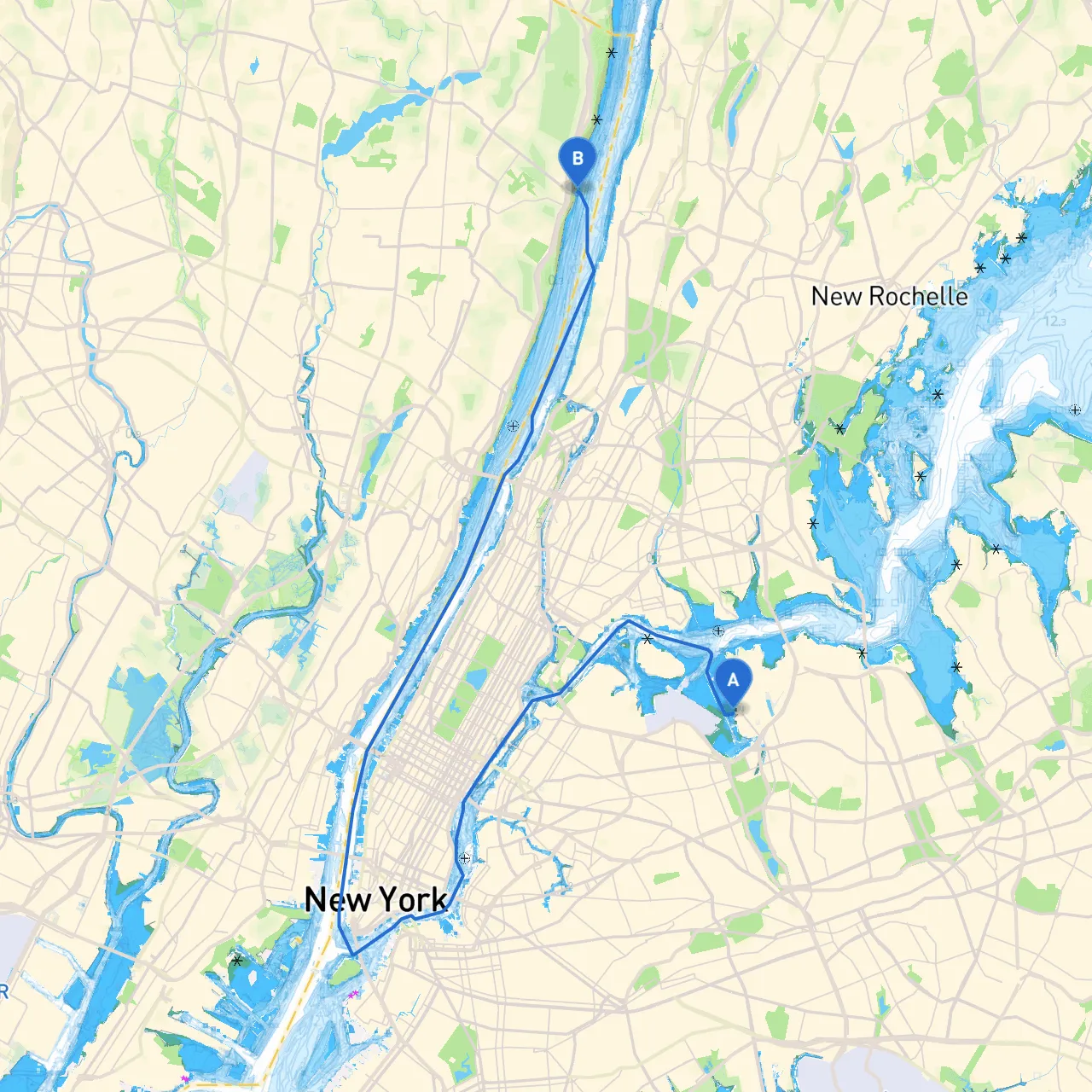 City of New York to Alpine