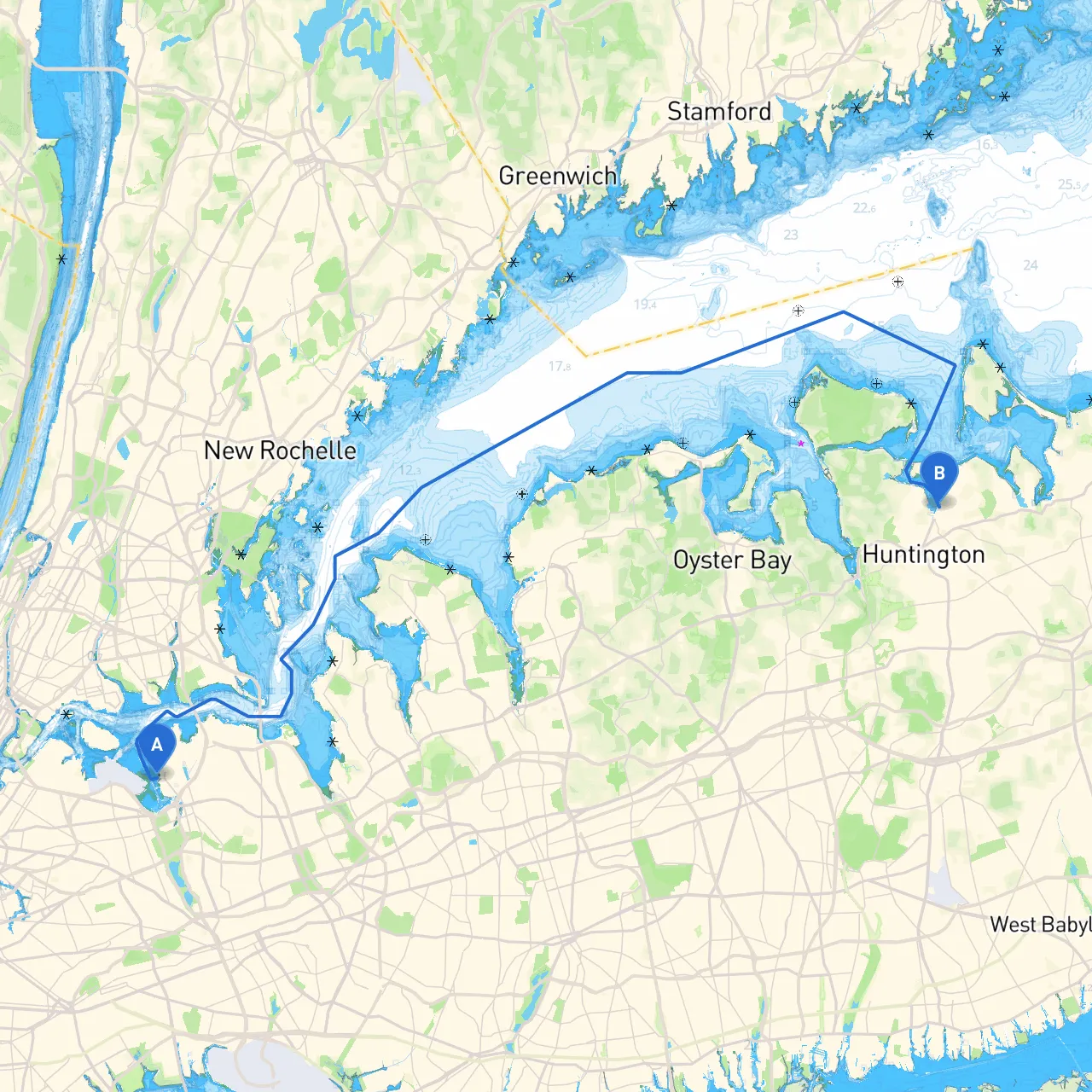 City of New York to Halesite