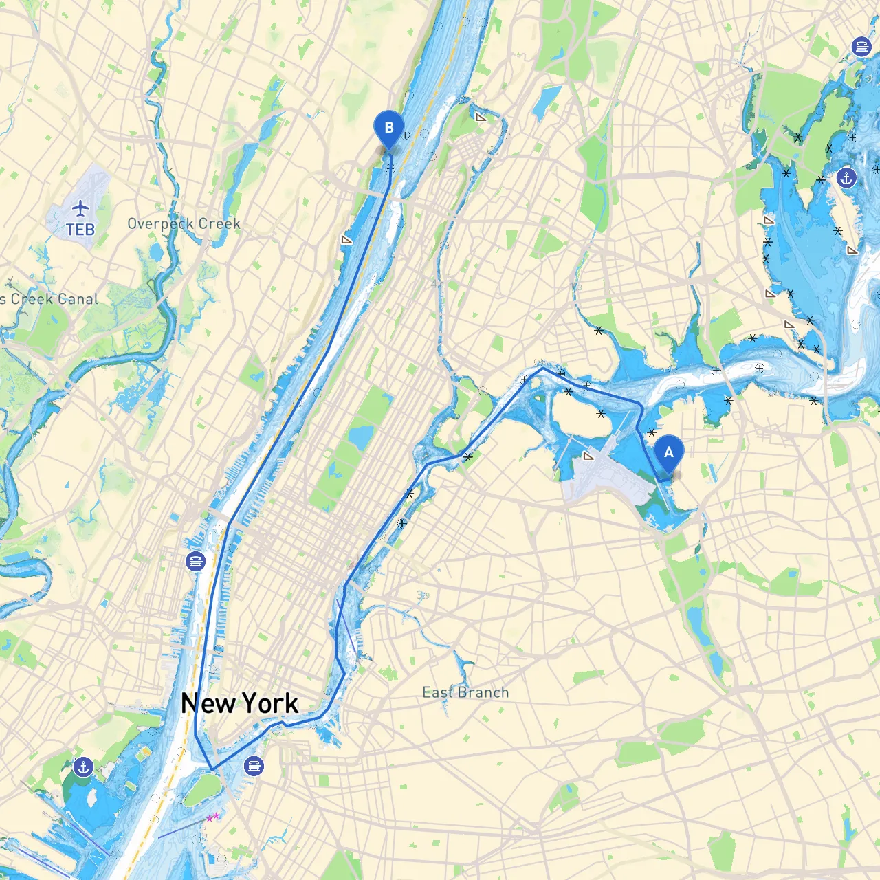 City of New York to Englewood Cliffs