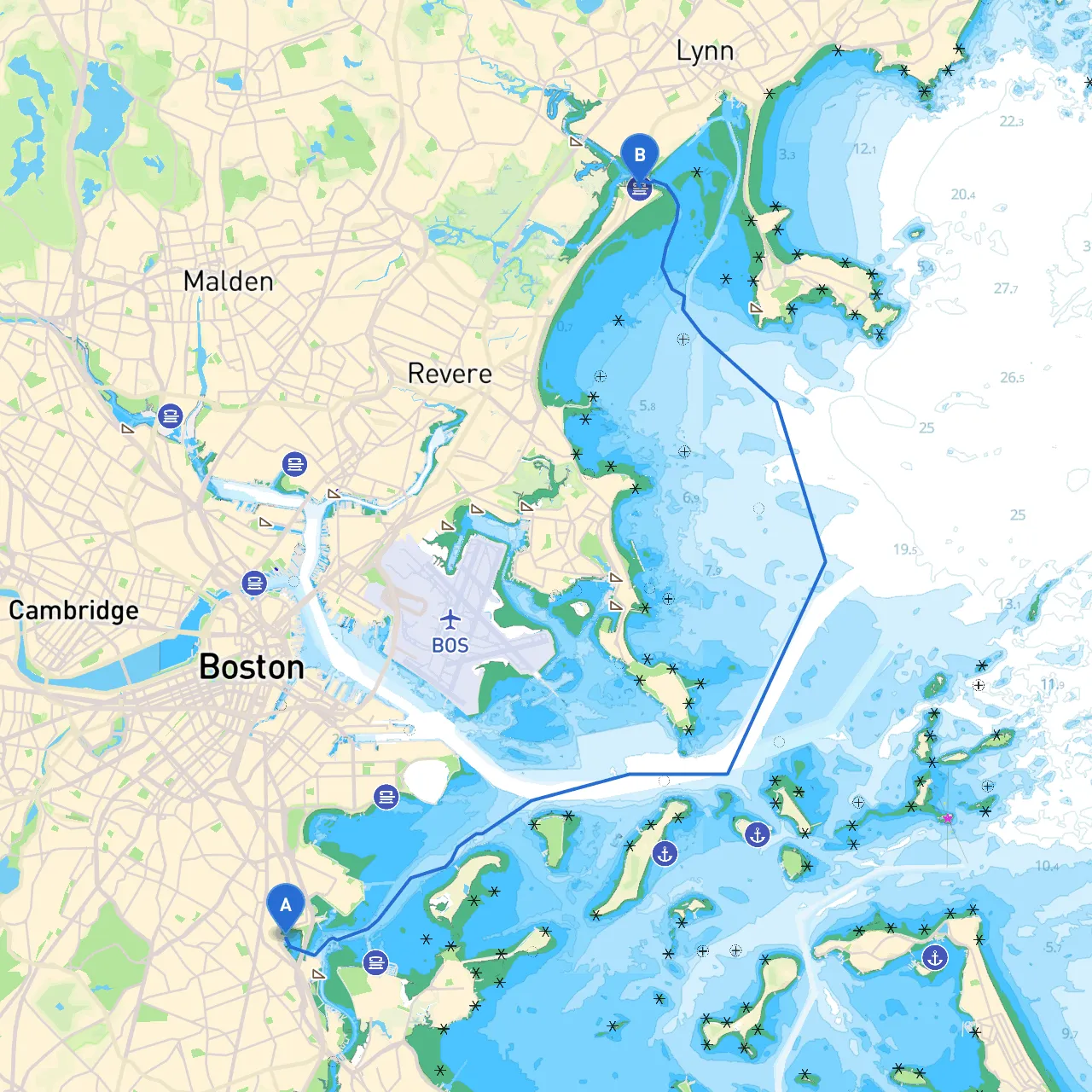 Dorchester to Revere