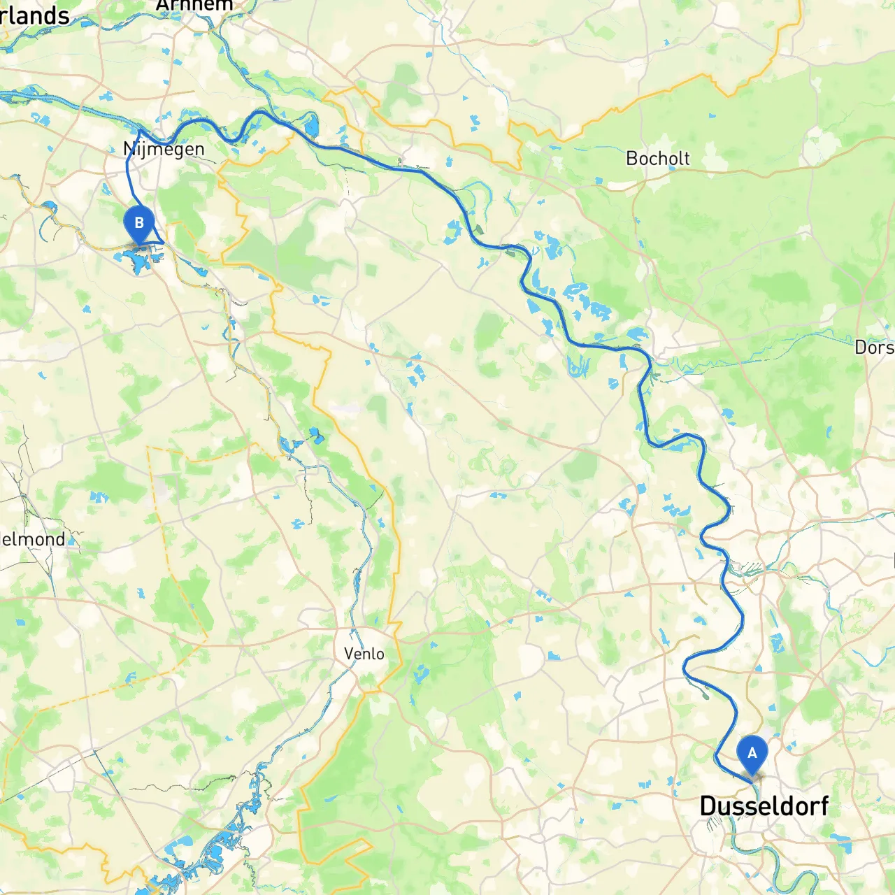 Dusseldorf to Linden