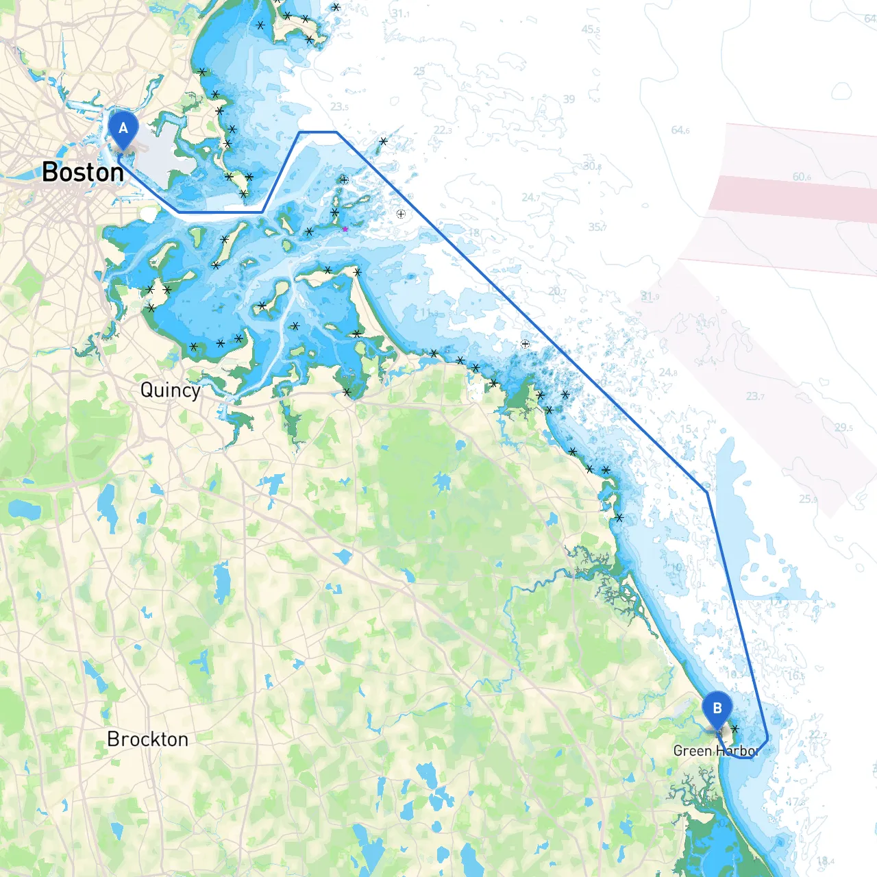 East Boston to Marshfield