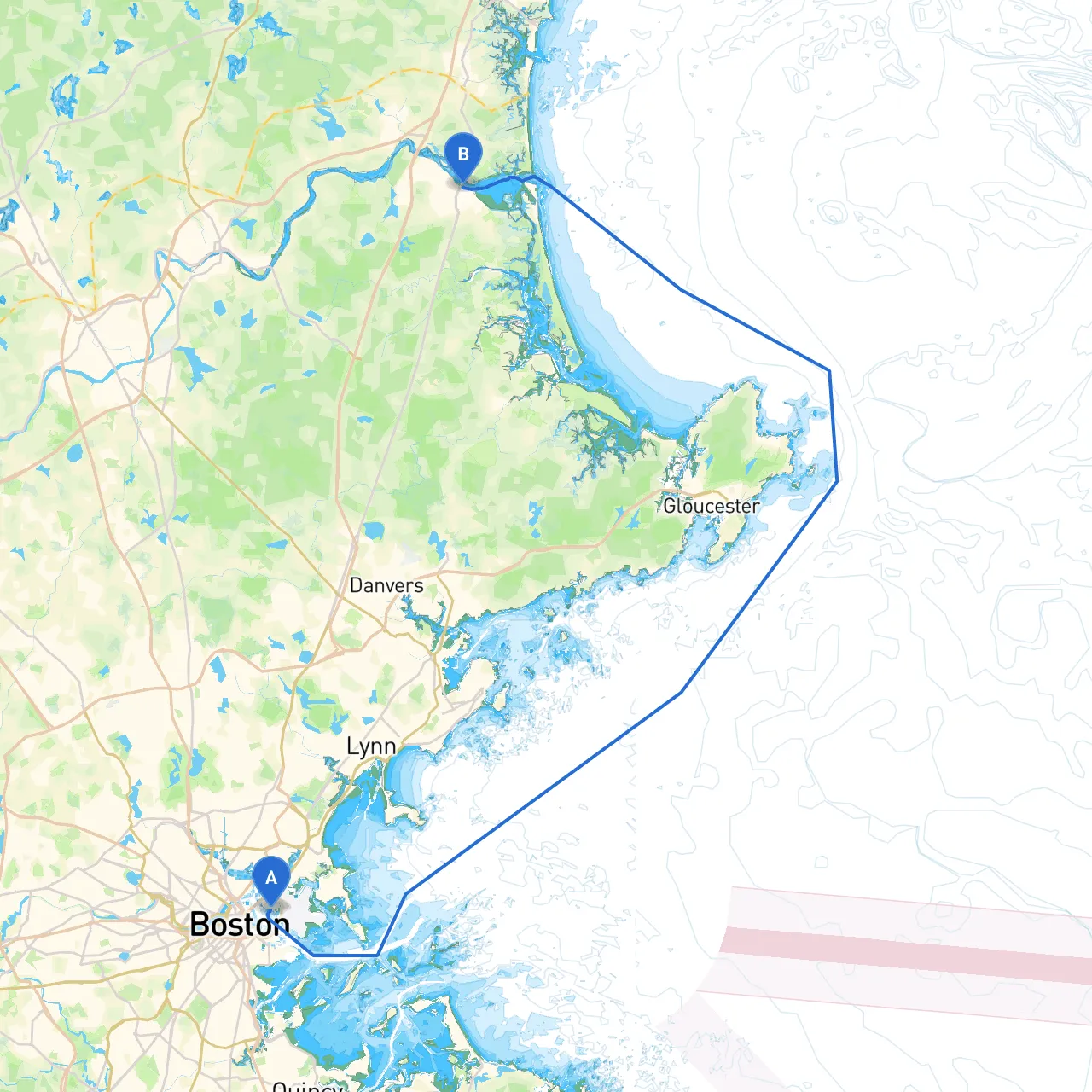 East Boston to Newburyport