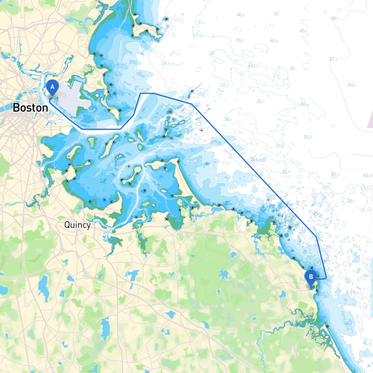 East Boston to Scituate