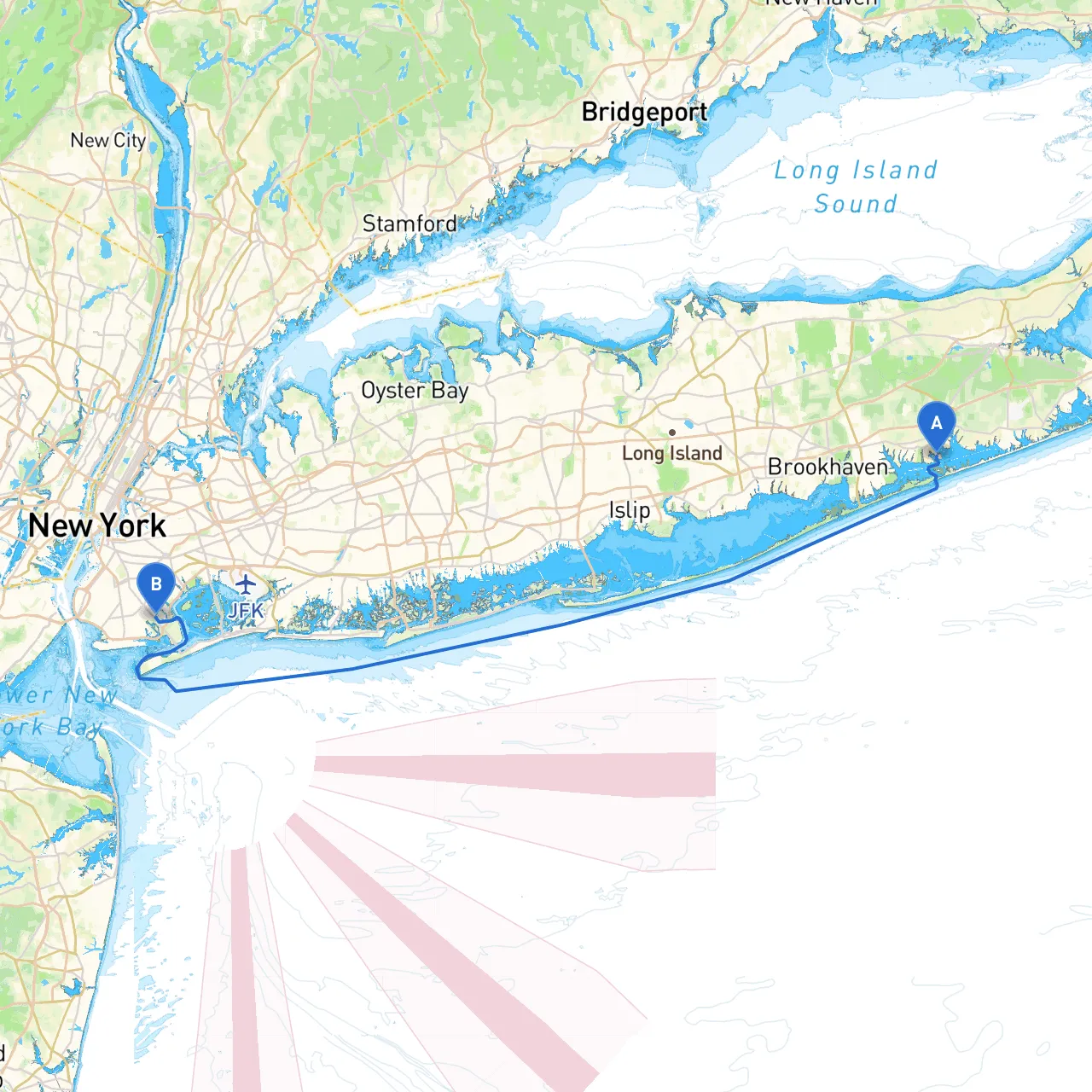 East Moriches to Brooklyn