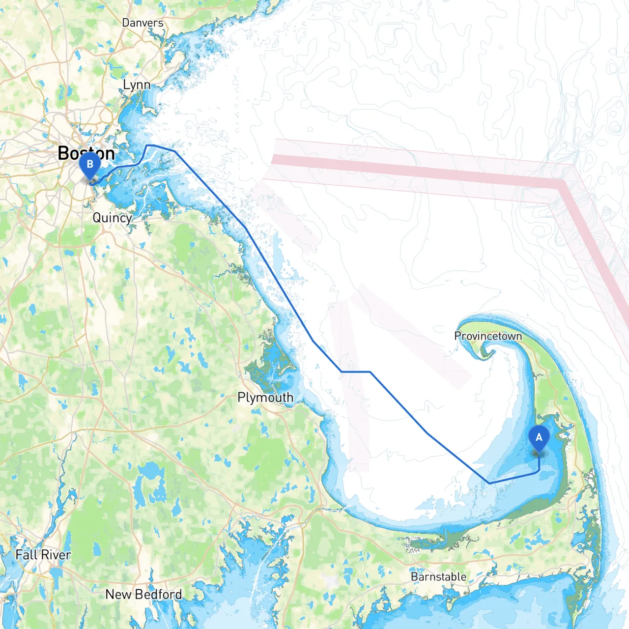 Eastham to Dorchester