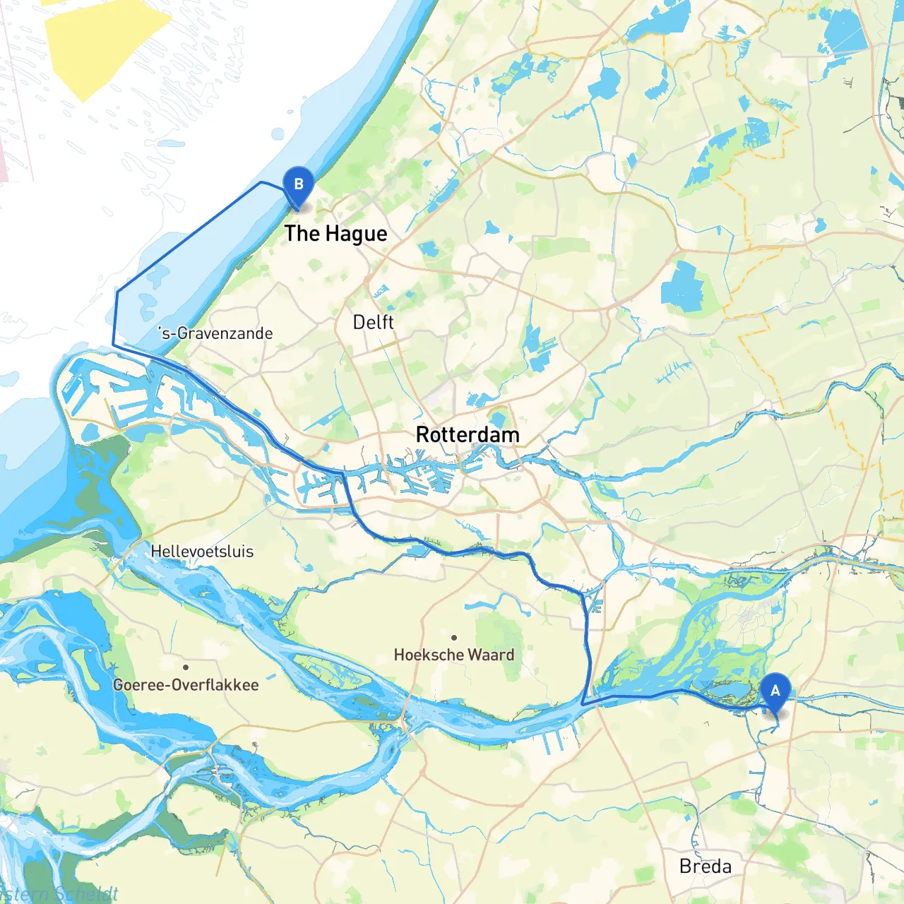 Geertruidenberg to Den Haag