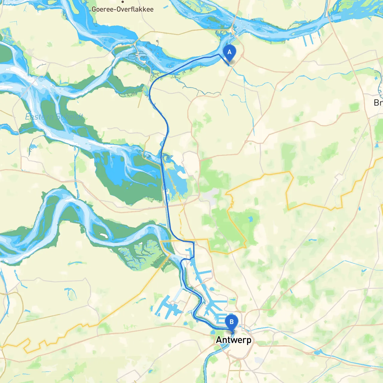 Heijningen to Antwerpen