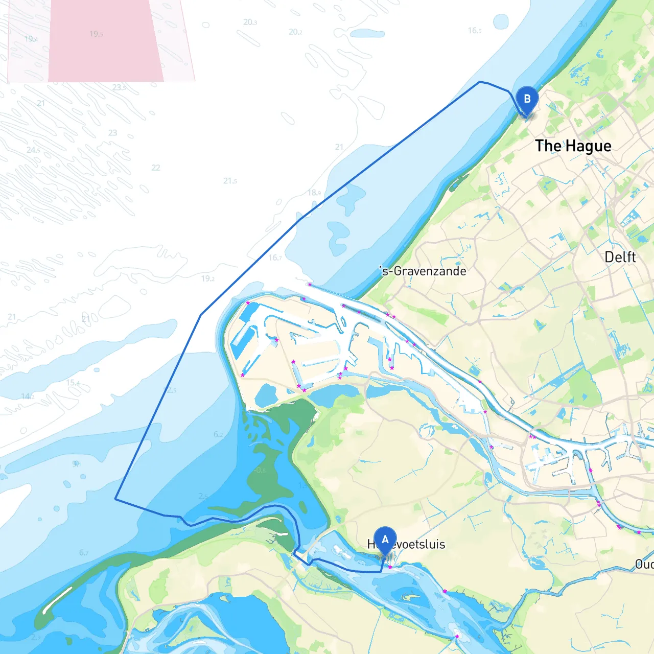 Hellevoetsluis to Den Haag