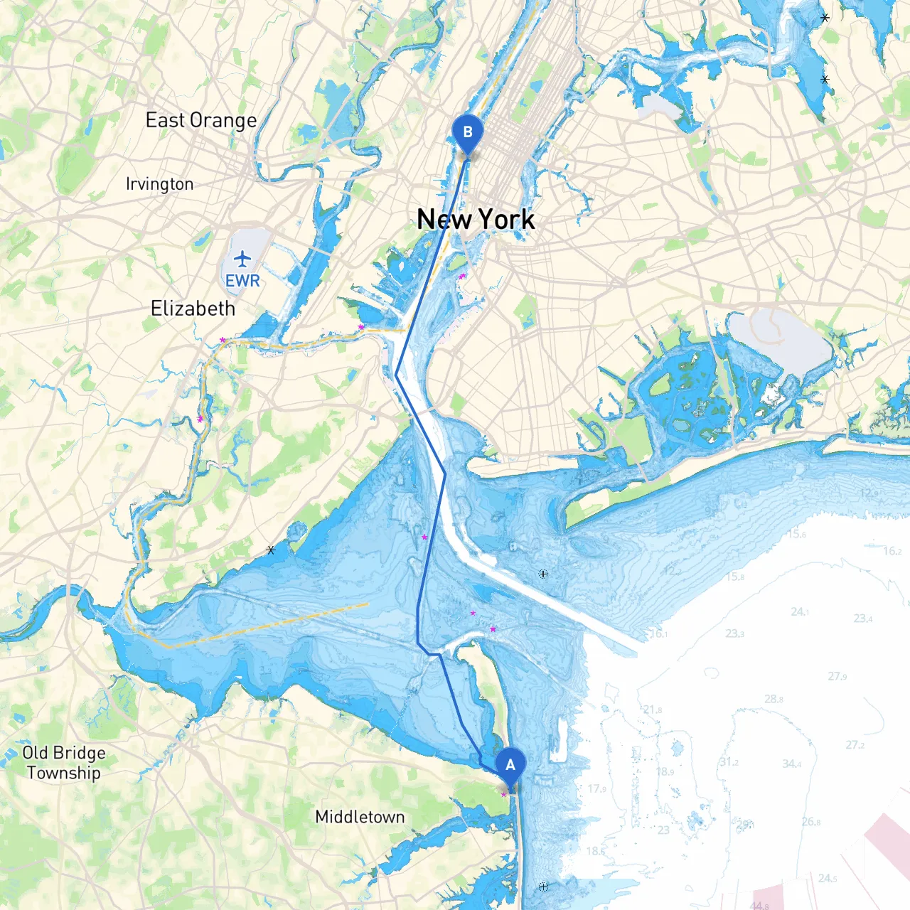 Highlands to New York