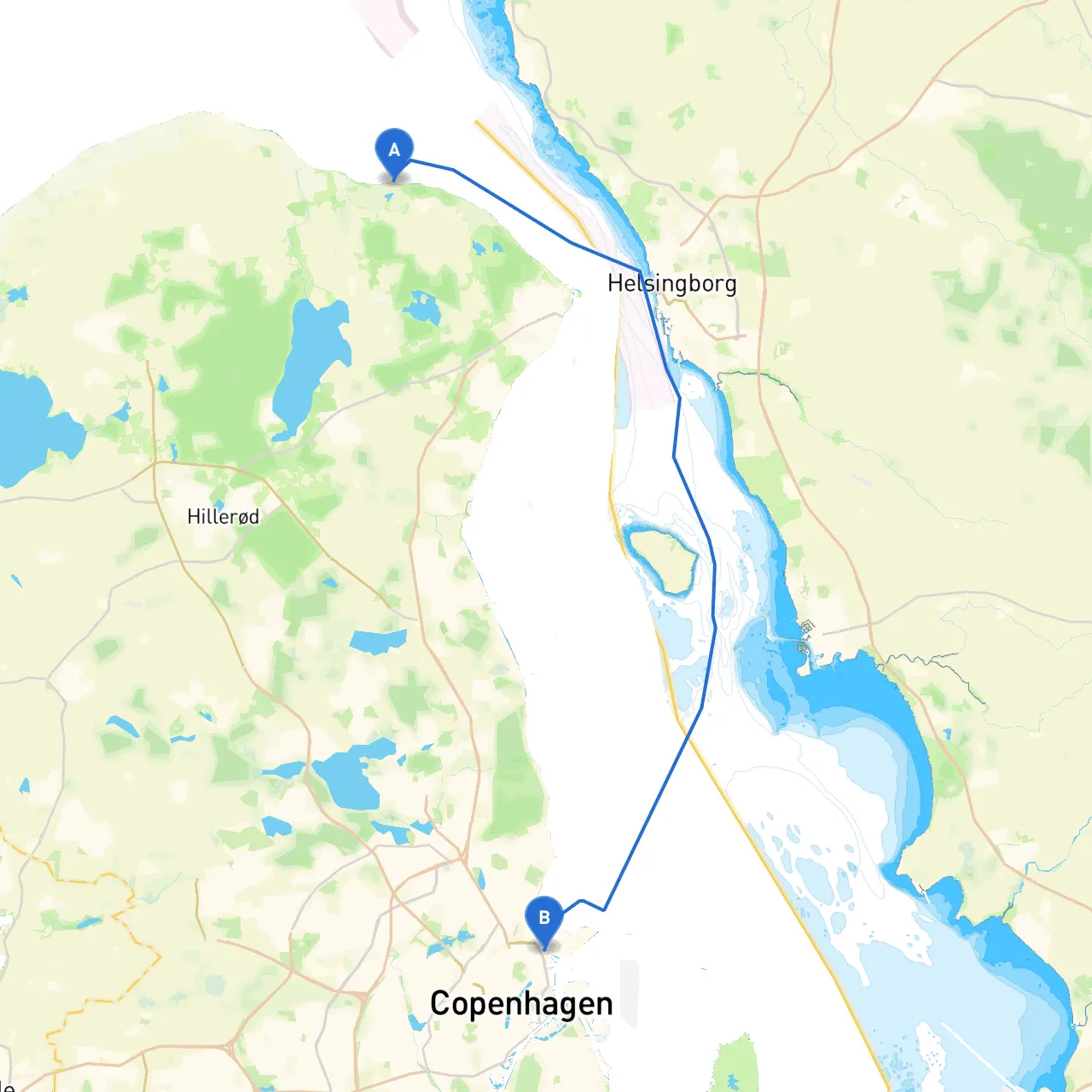 Hornbæk to København