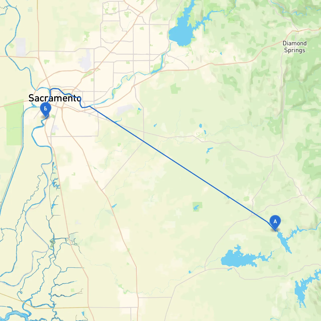 Ione to West Sacramento