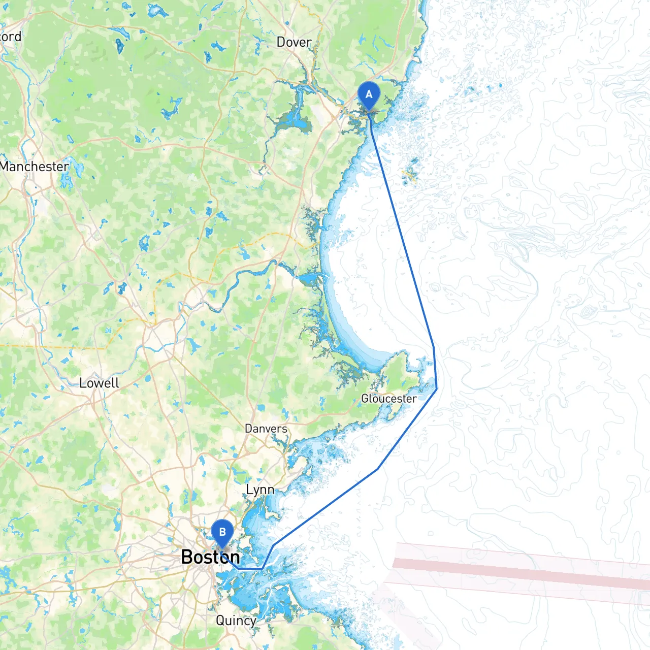 Kittery Point to East Boston