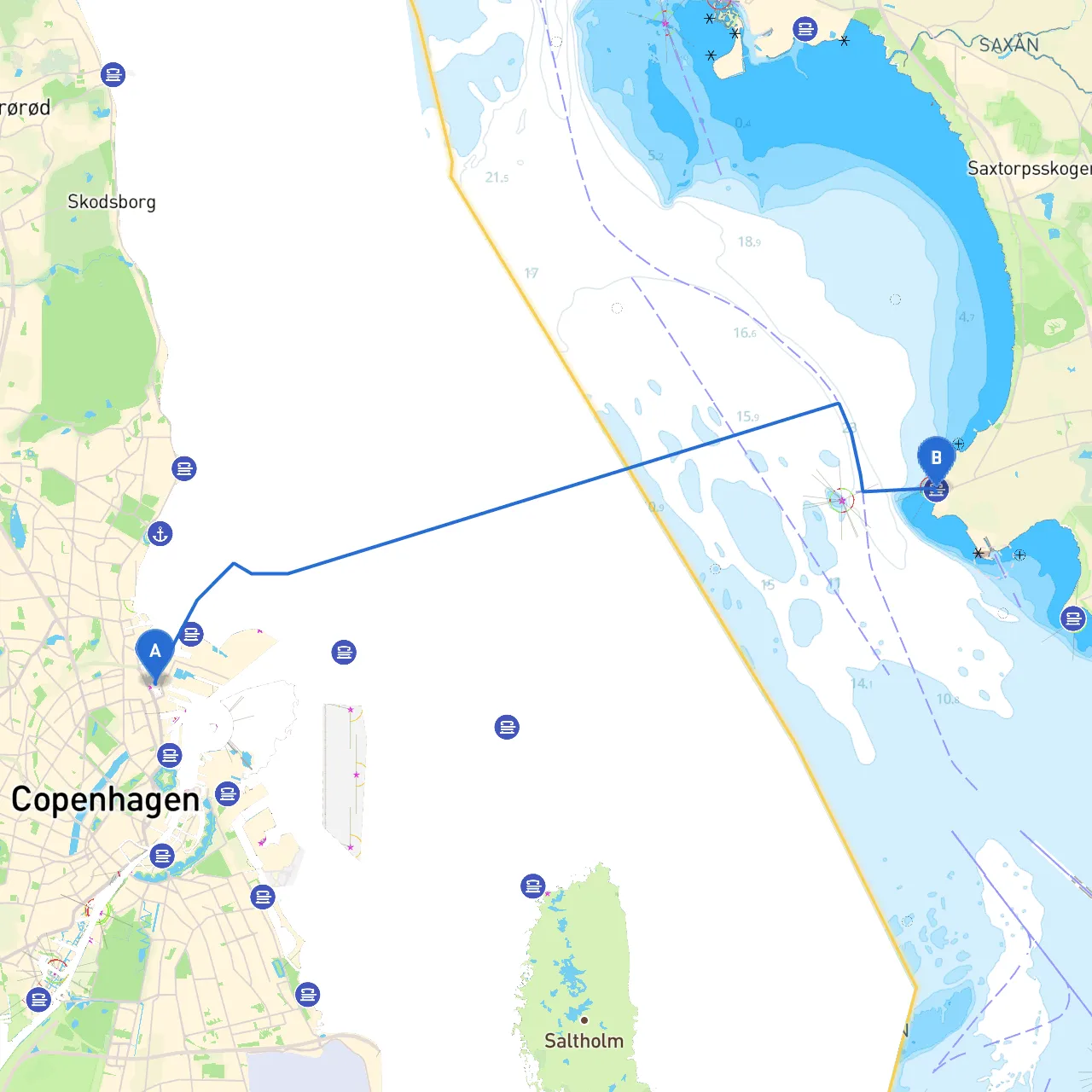 København to Barsebäck