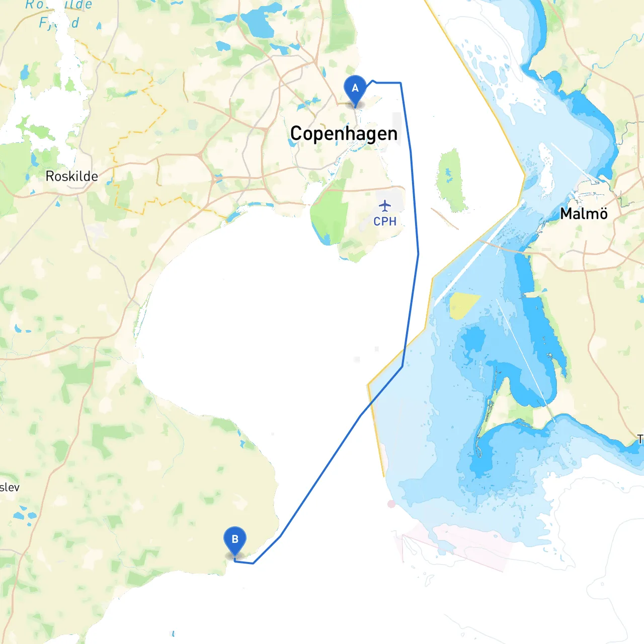 København to Rødvig Stevns