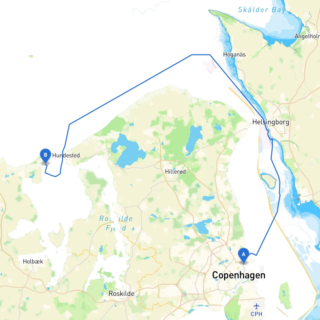 København to Rørvig