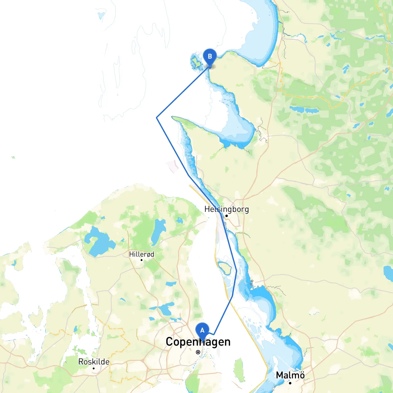 København to Torekov