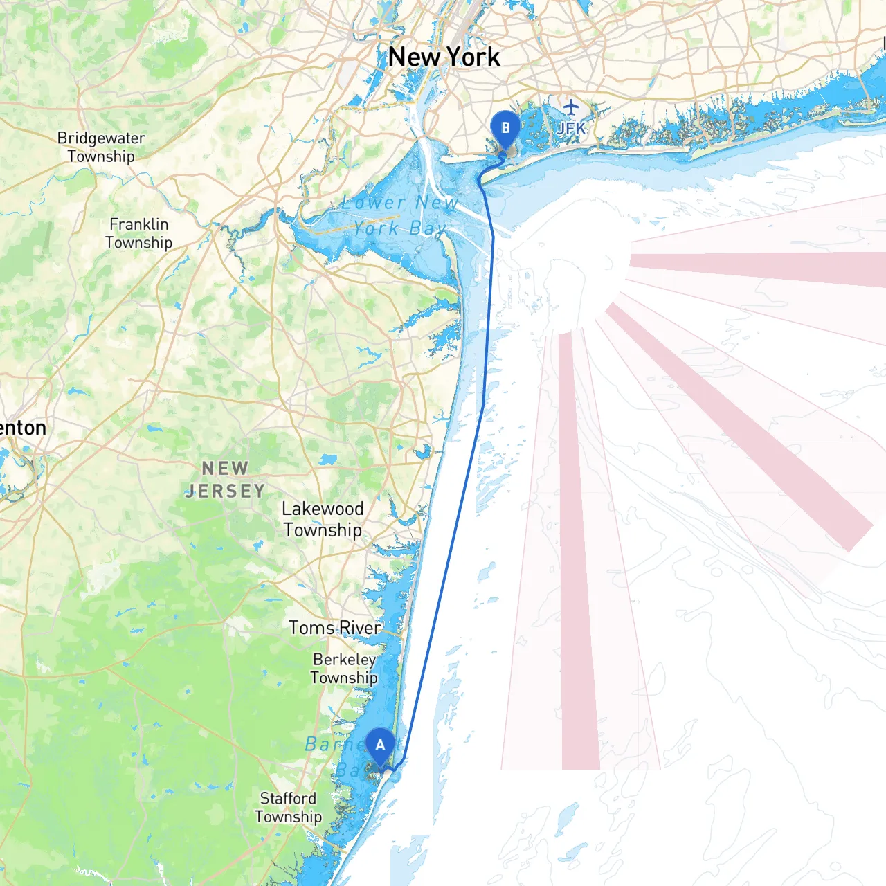 Long Beach Township to City of New York