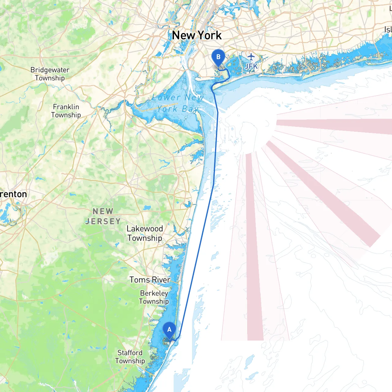 Long Beach Township to Brooklyn