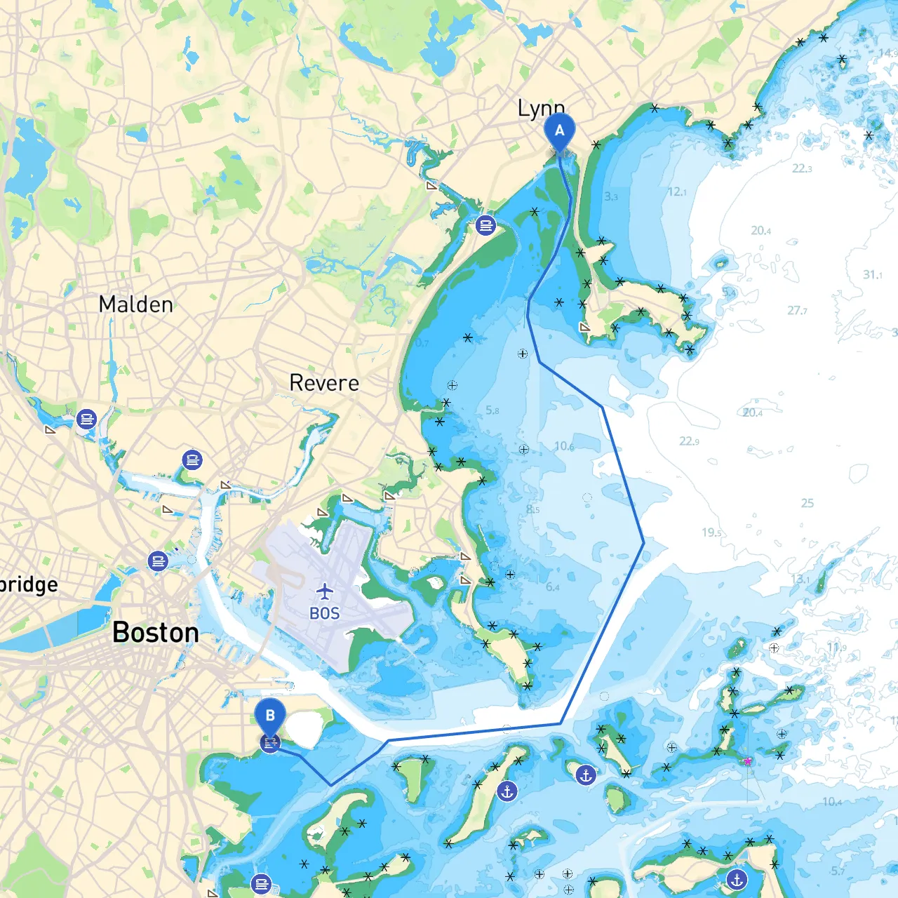 Lynn to South Boston