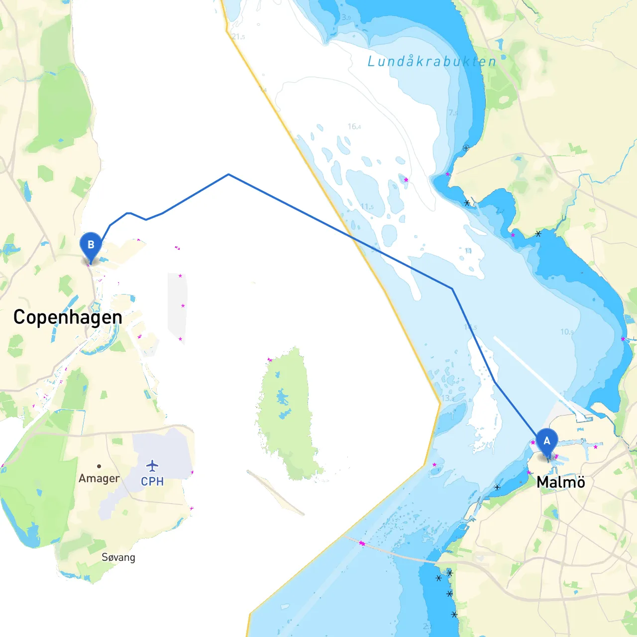 Malmö to København