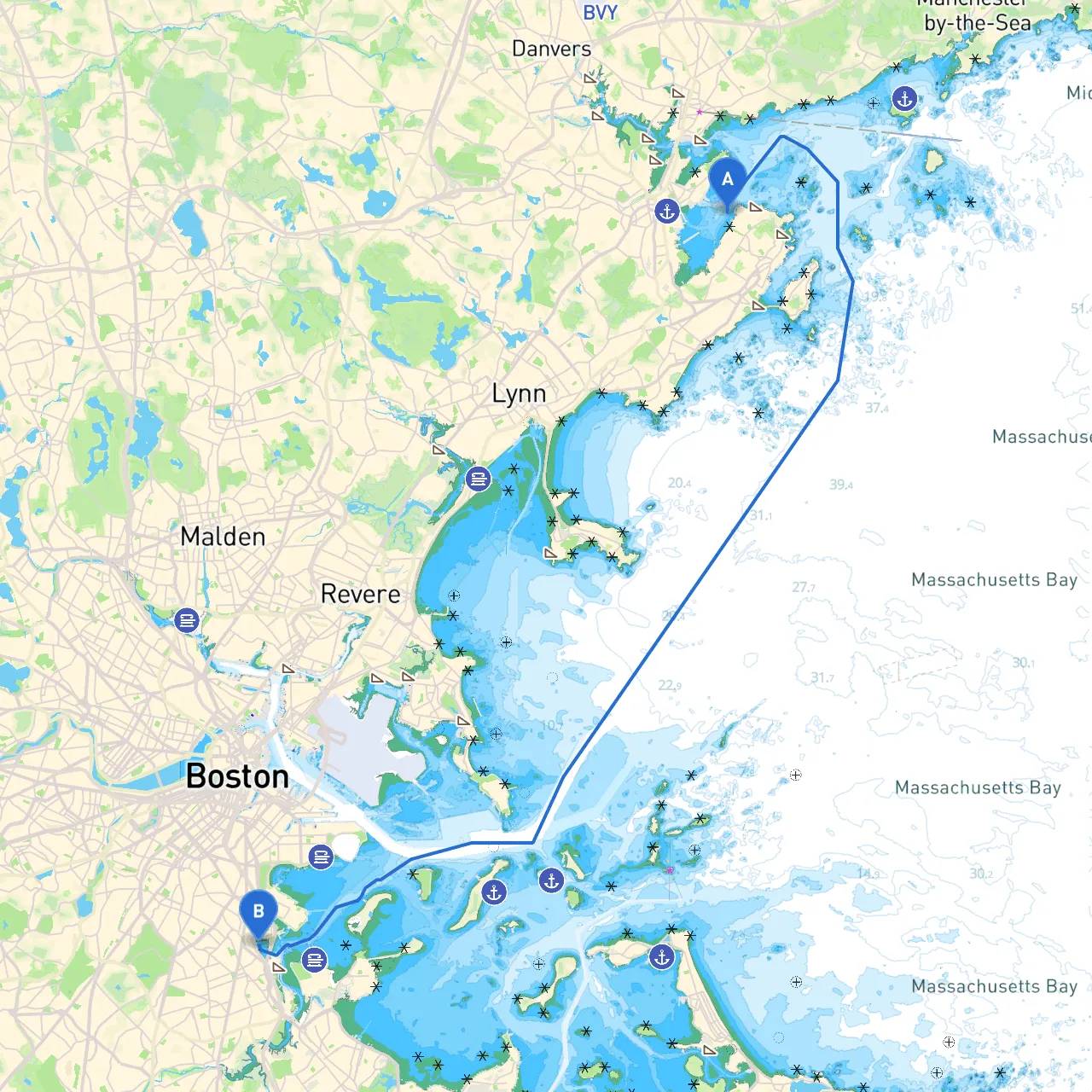 Marblehead to Dorchester